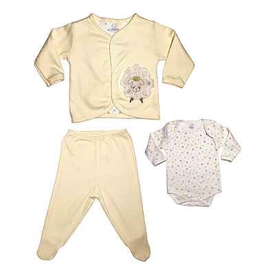 Kit 2 Conjuntos Body, Culote e Casaco Nilly Baby