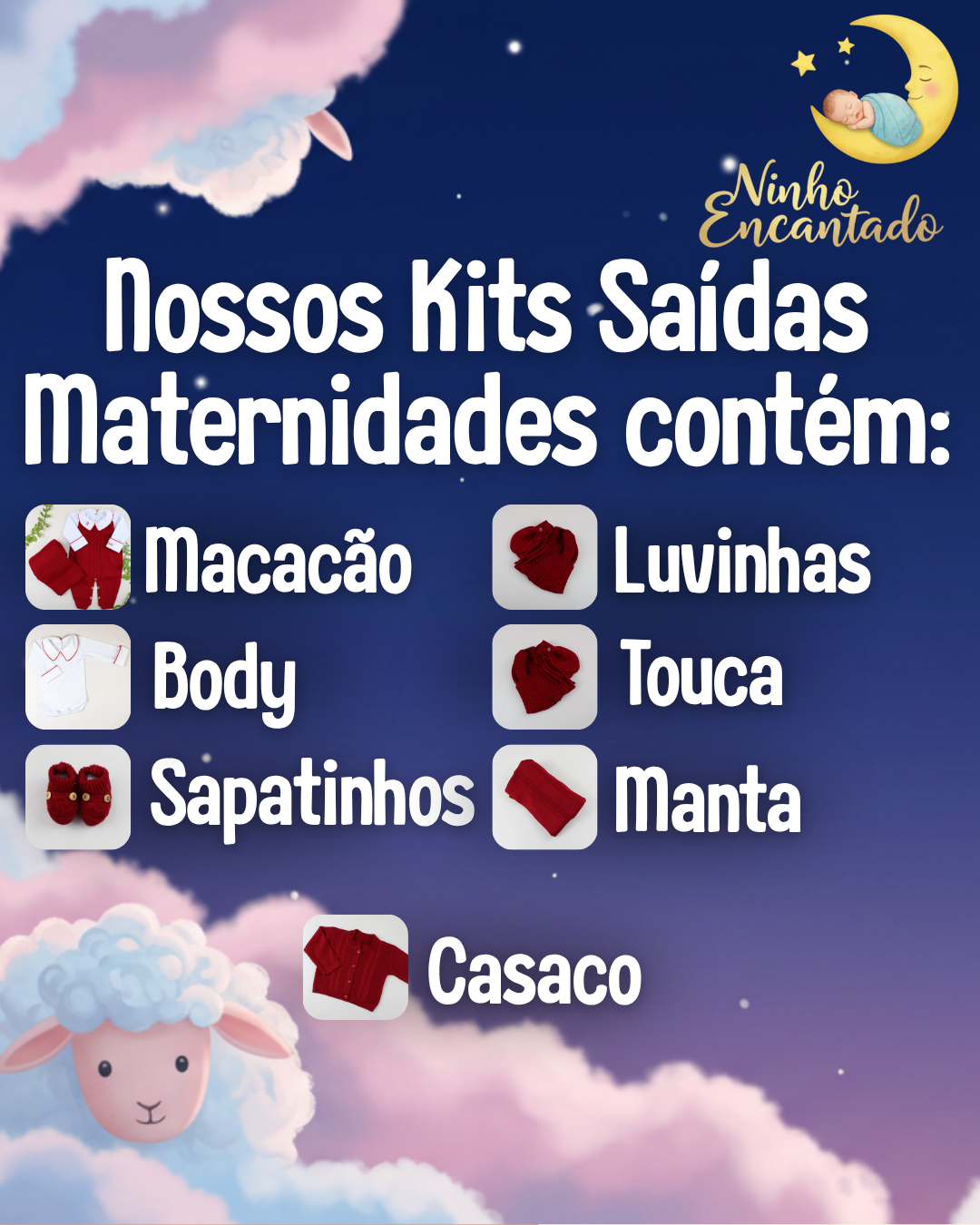 Kit Saída Maternidade Personalizável Completa Leonardo| Personalize Com o Nome do Seu Príncipe