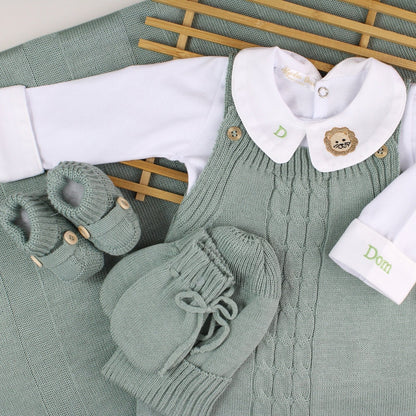 Kit Saída Maternidade Completa Caio | Personalize Com o Nome do Seu Príncipe