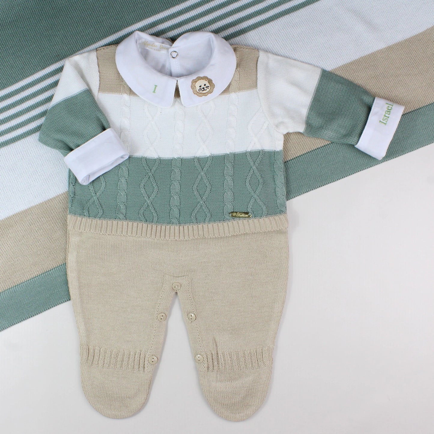 Saída De Maternidade Masculina Bebê Tricô