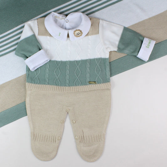 Saída De Maternidade Masculina Bebê Tricô
